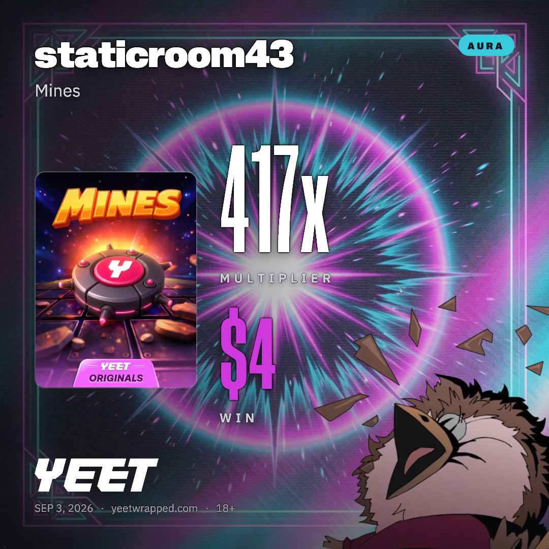 staticroom43 hit 417.4x on Mines