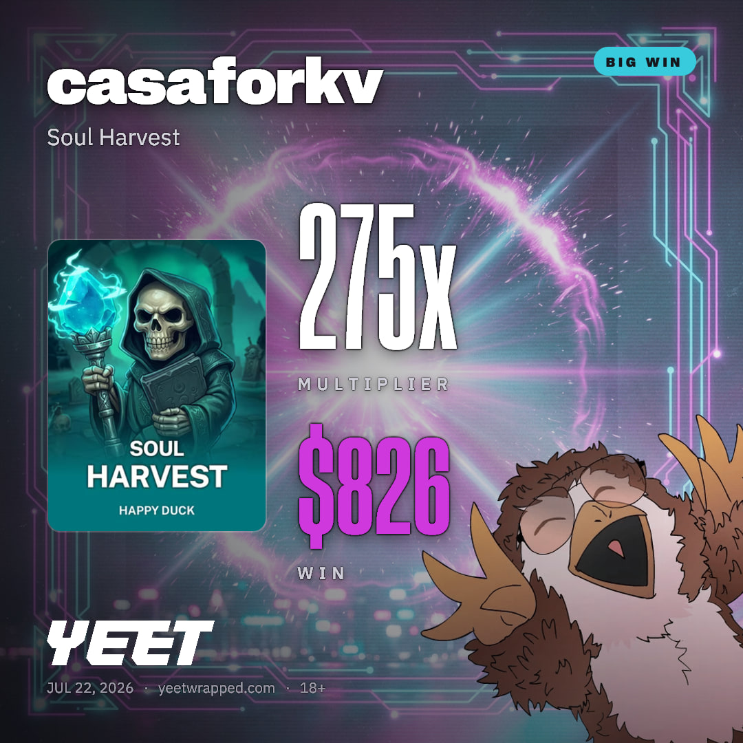 casaforkv hit 275.2x on Soul Harvest
