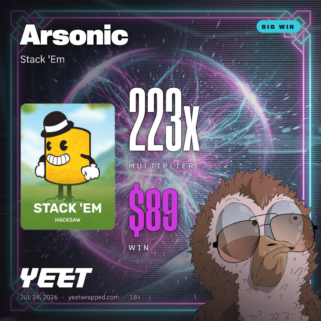 Arsonic hit 223.3x on Stack 'Em
