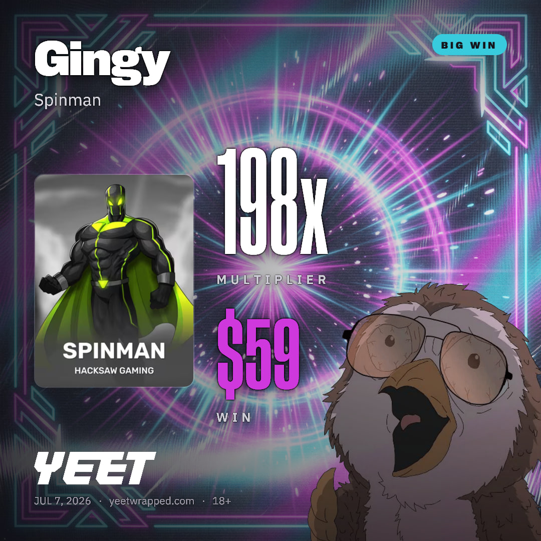 Gingy hit 197.5x on Spinman