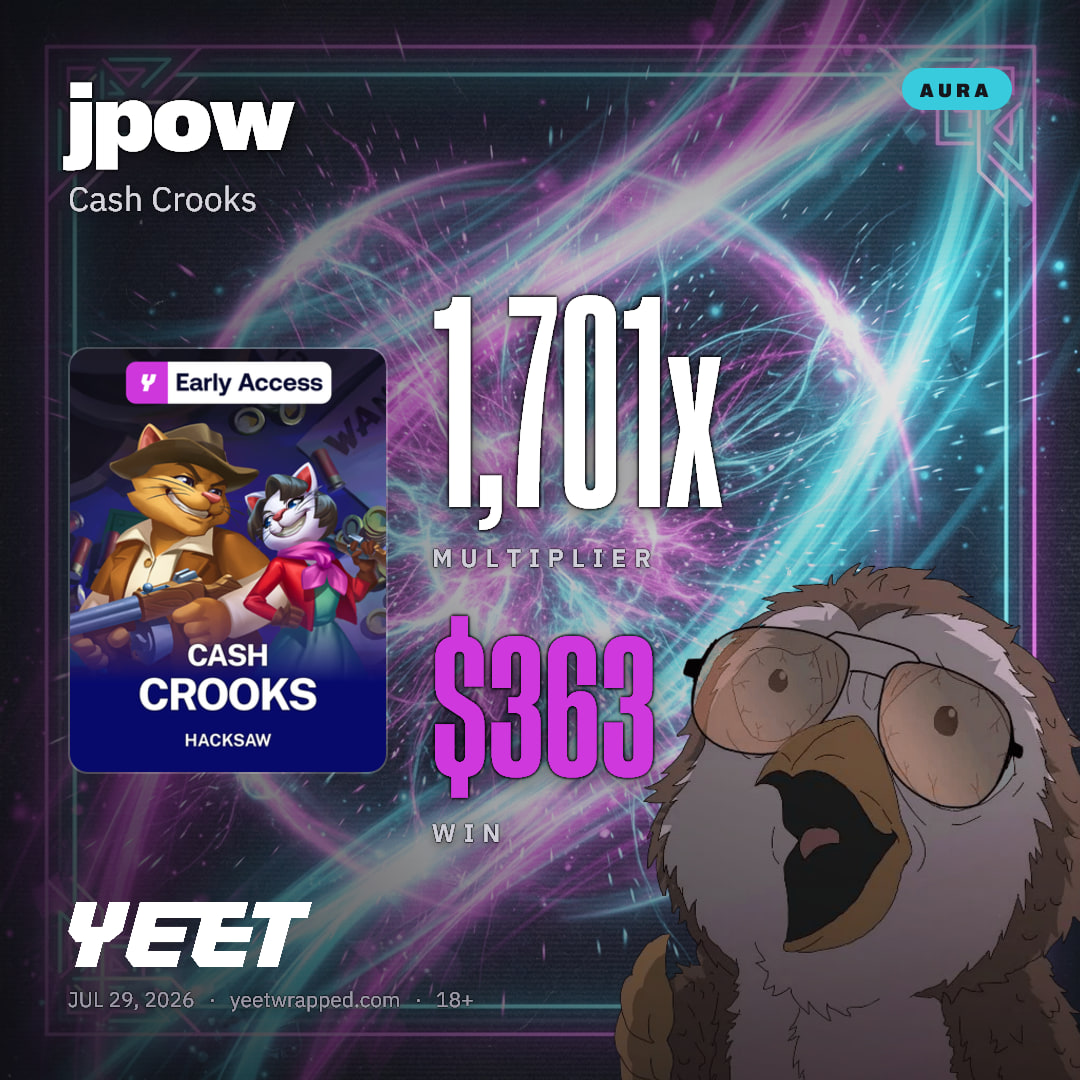 jpow hit 1,701x on Cash Crooks