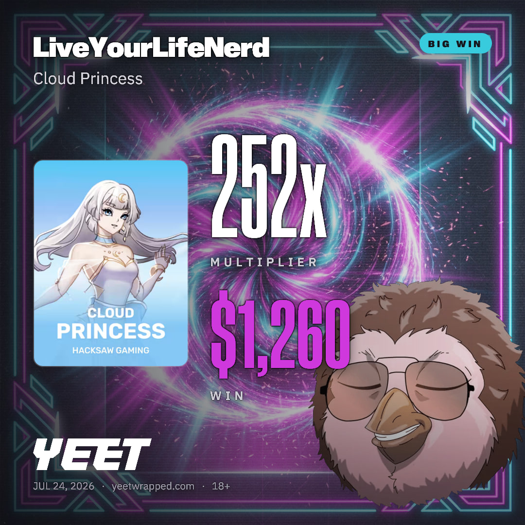 LiveYourLifeNerd hit 252x on Cloud Princess