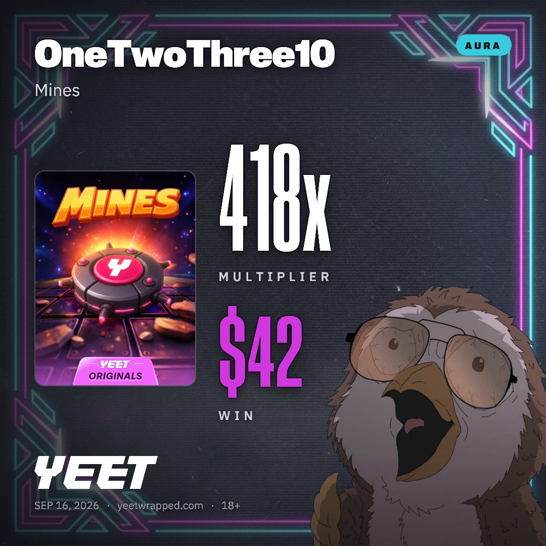 OneTwoThree10 hit 417.8x on Mines