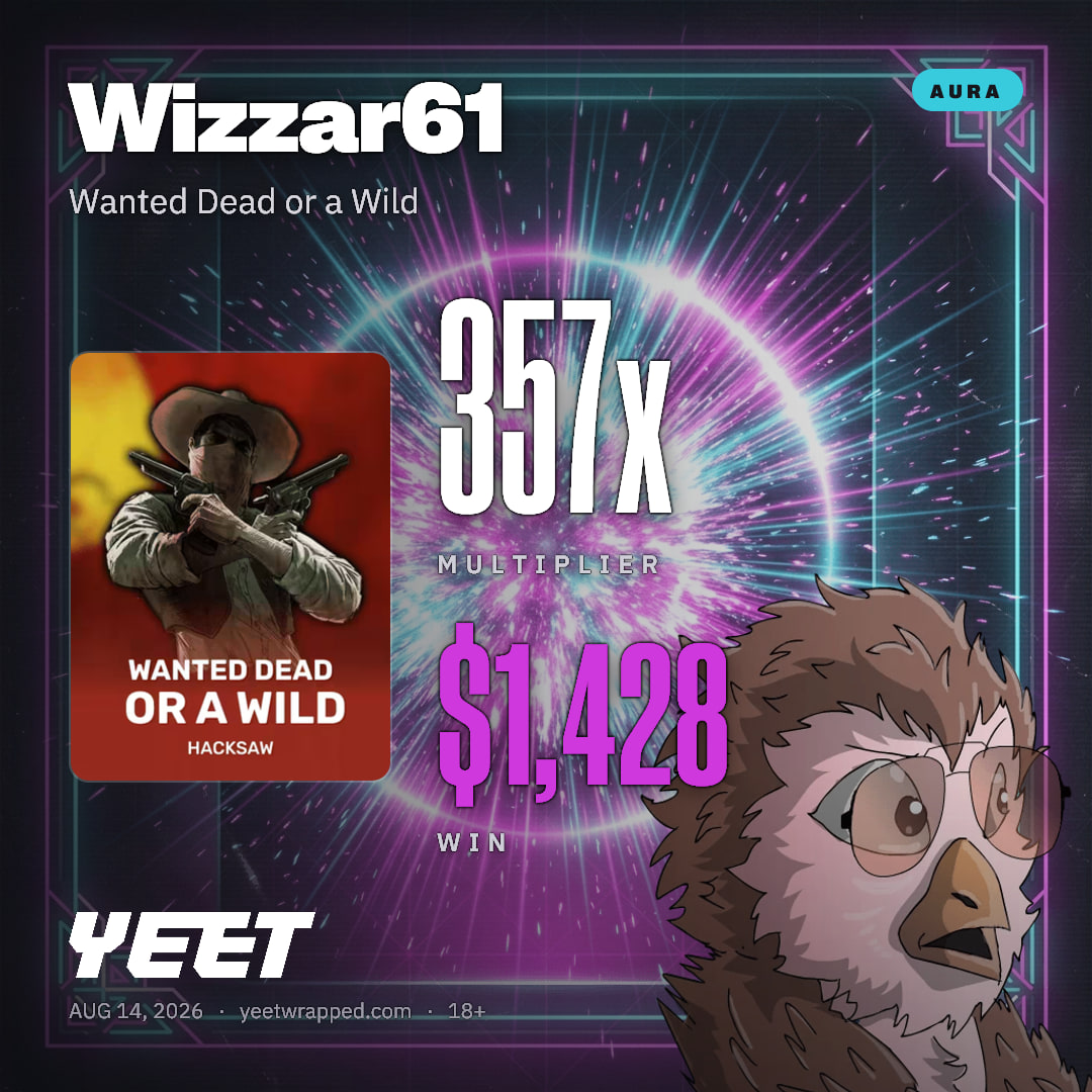 Wizzar61 hit 357x on Wanted Dead or a Wild