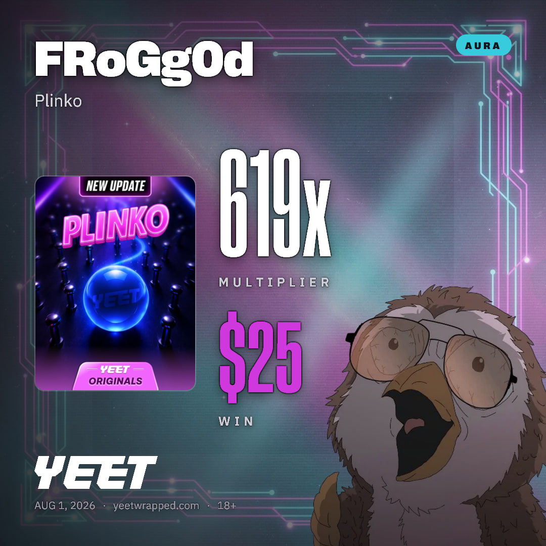 FRoGg0d hit 619x on Plinko