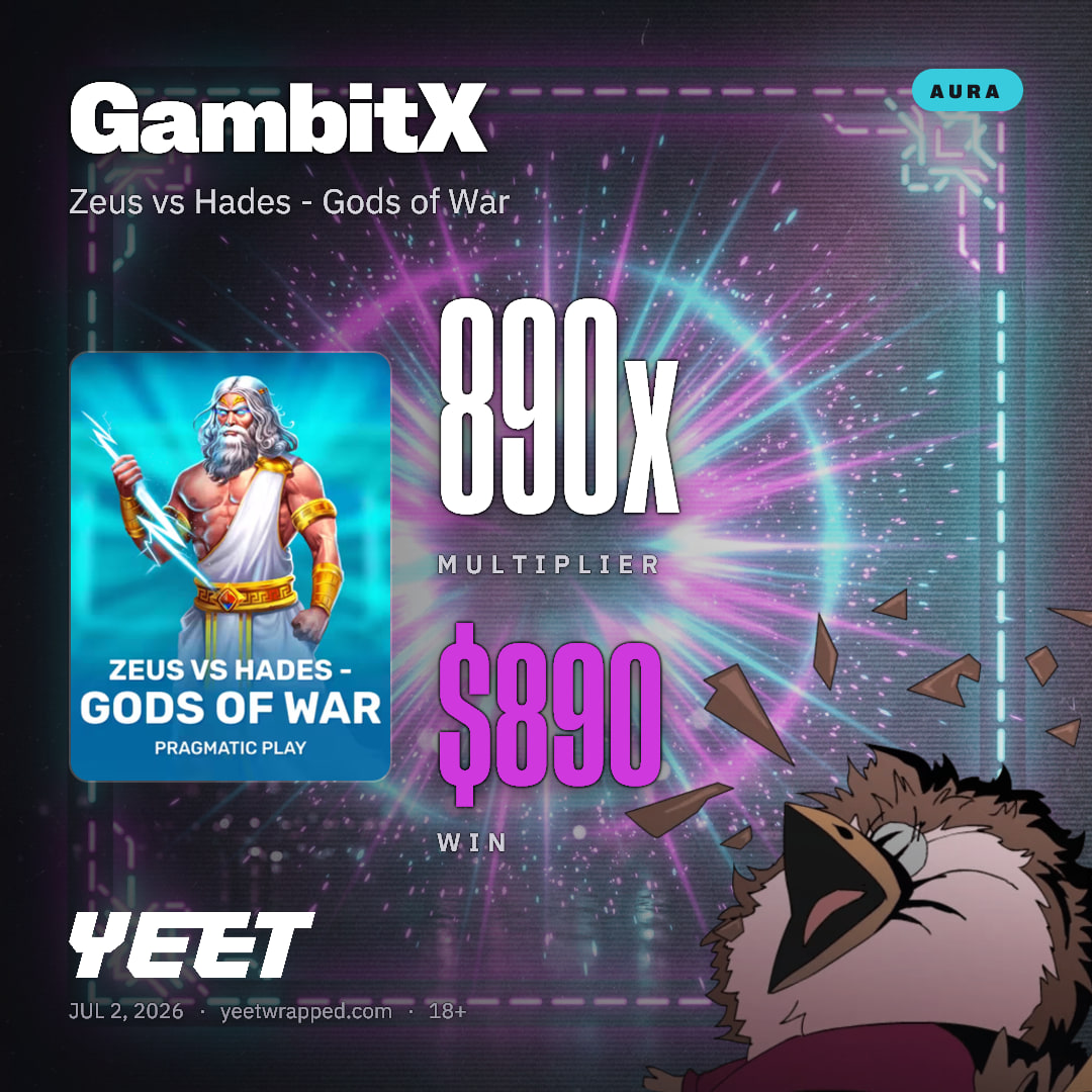 GambitX hit 890.1x on Zeus vs Hades - Gods of War