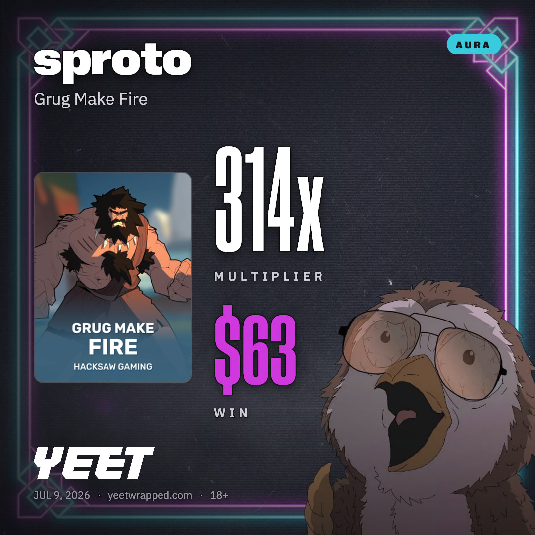 sproto hit 314x on Grug Make Fire