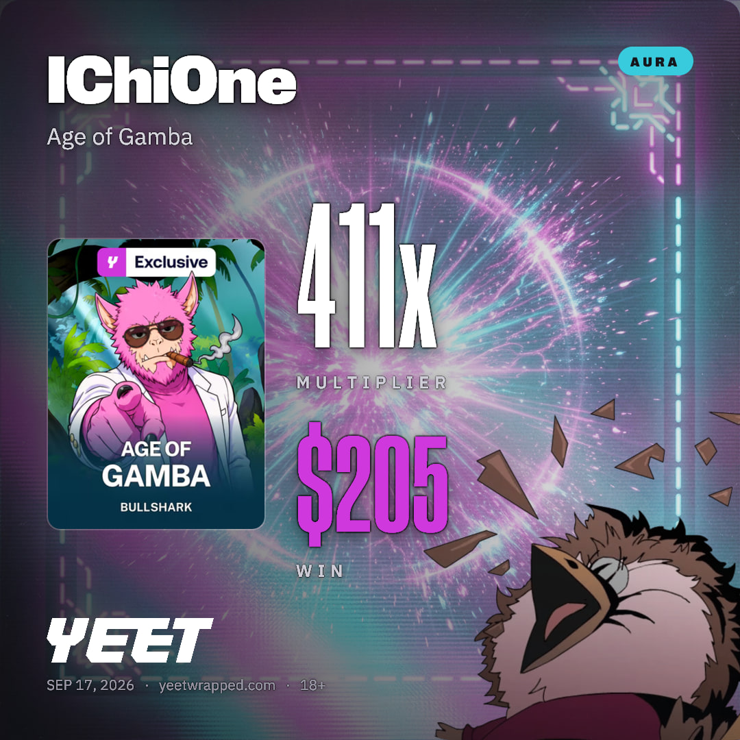 IChiOne hit 410.6x on Age of Gamba