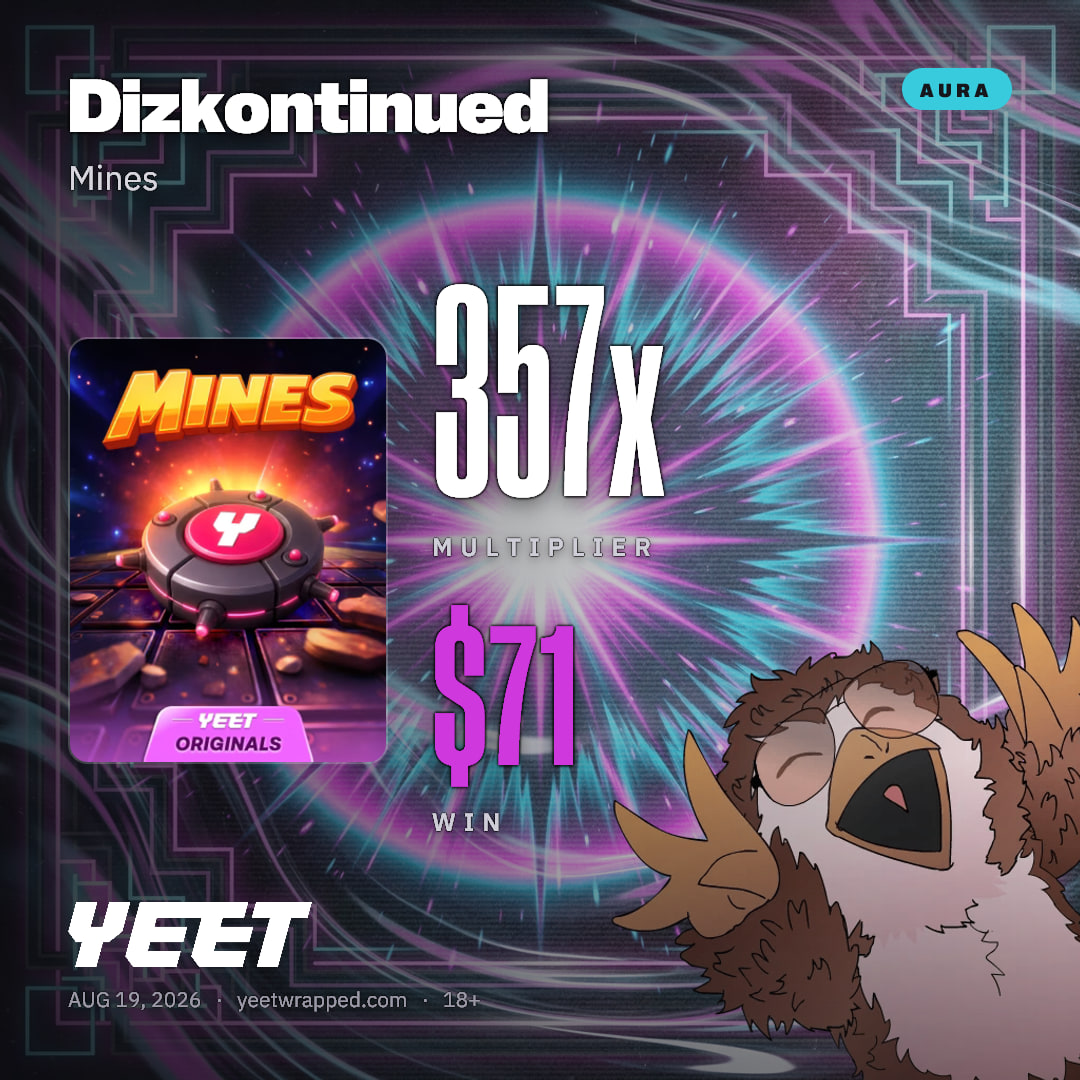 Dizkontinued hit 356.6x on Mines