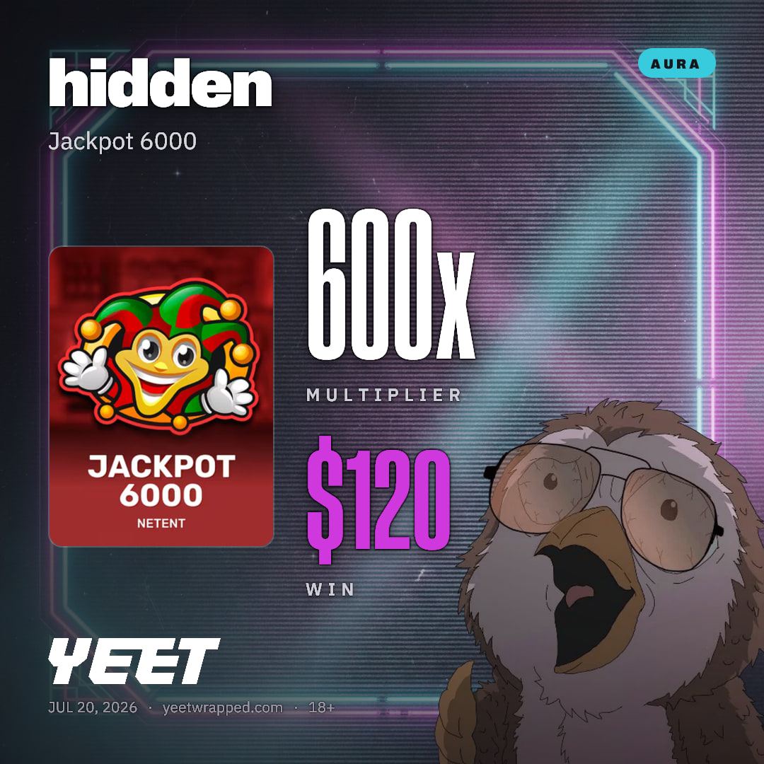 hidden hit 600x on Jackpot 6000