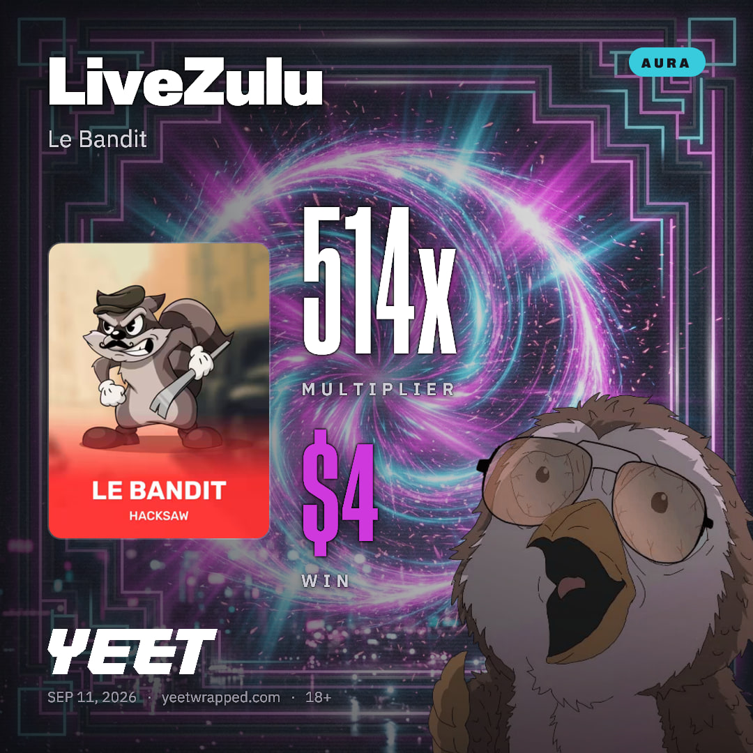 LiveZulu hit 513.7x on Le Bandit