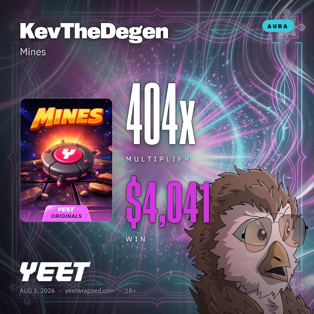 KevTheDegen hit 404.1x on Mines