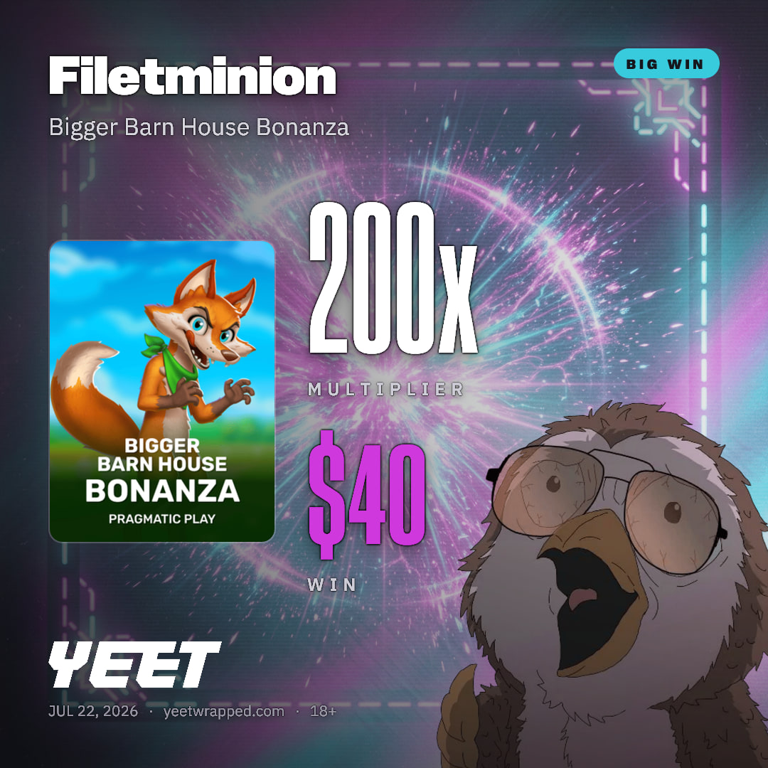 Filetminion hit 200.2x on Bigger Barn House Bonanza