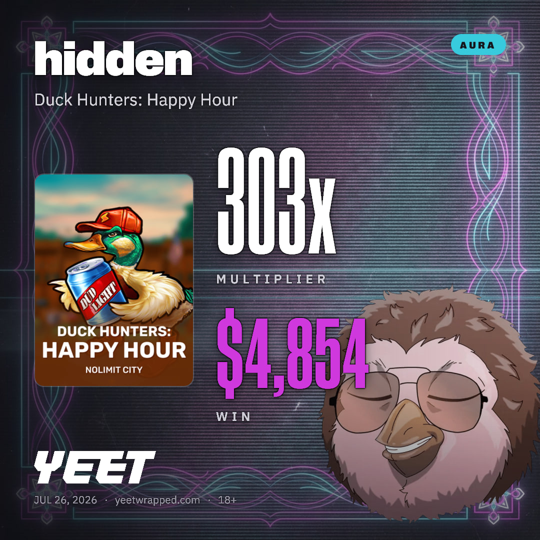 hidden hit 303.4x on Duck Hunters: Happy Hour