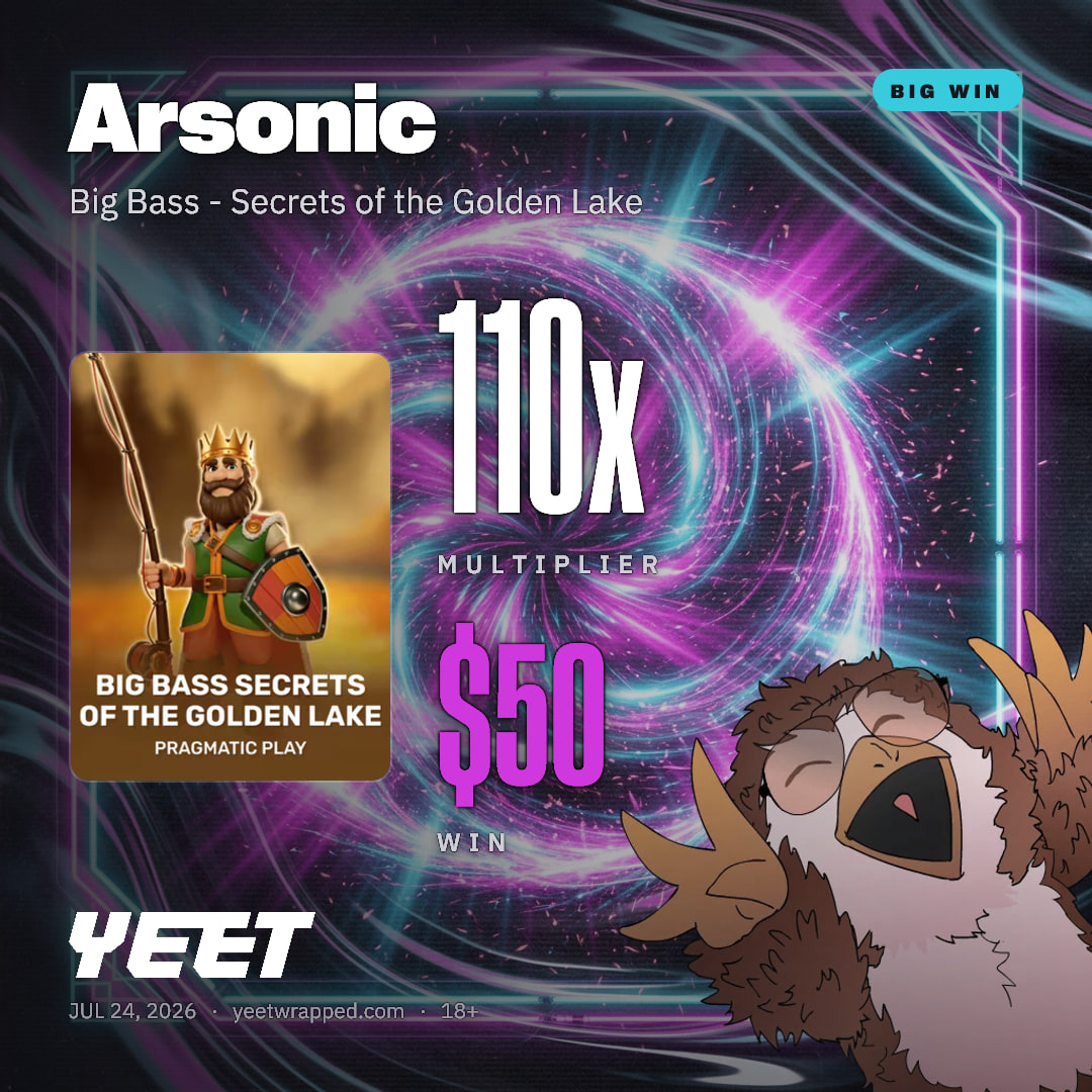Arsonic hit 110.1x on Big Bass - Secrets of the Golden Lake