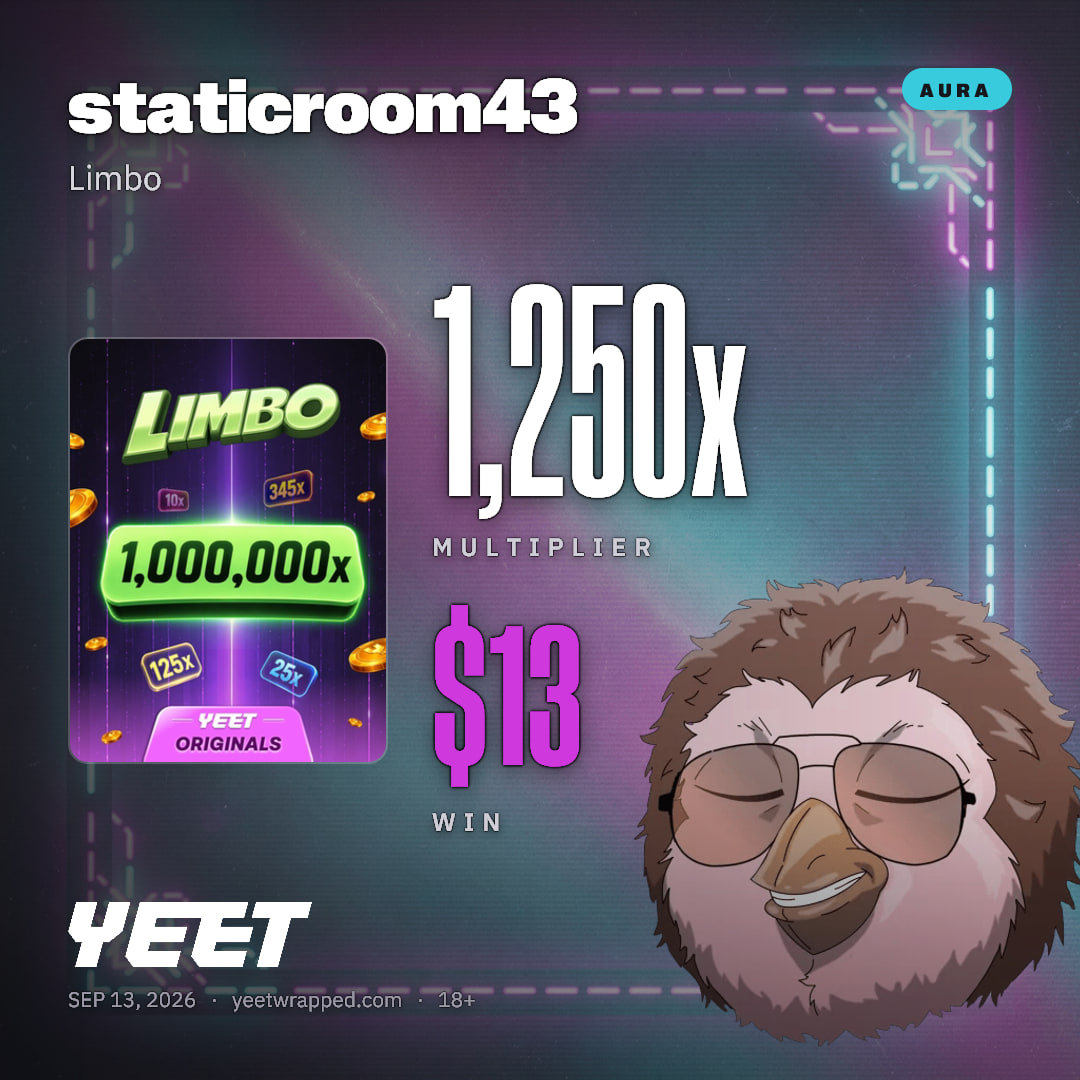 staticroom43 hit 1,250x on Limbo