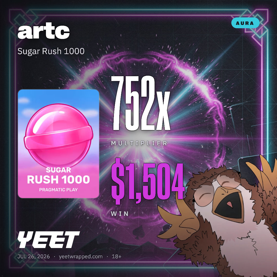artc hit 752.1x on Sugar Rush 1000