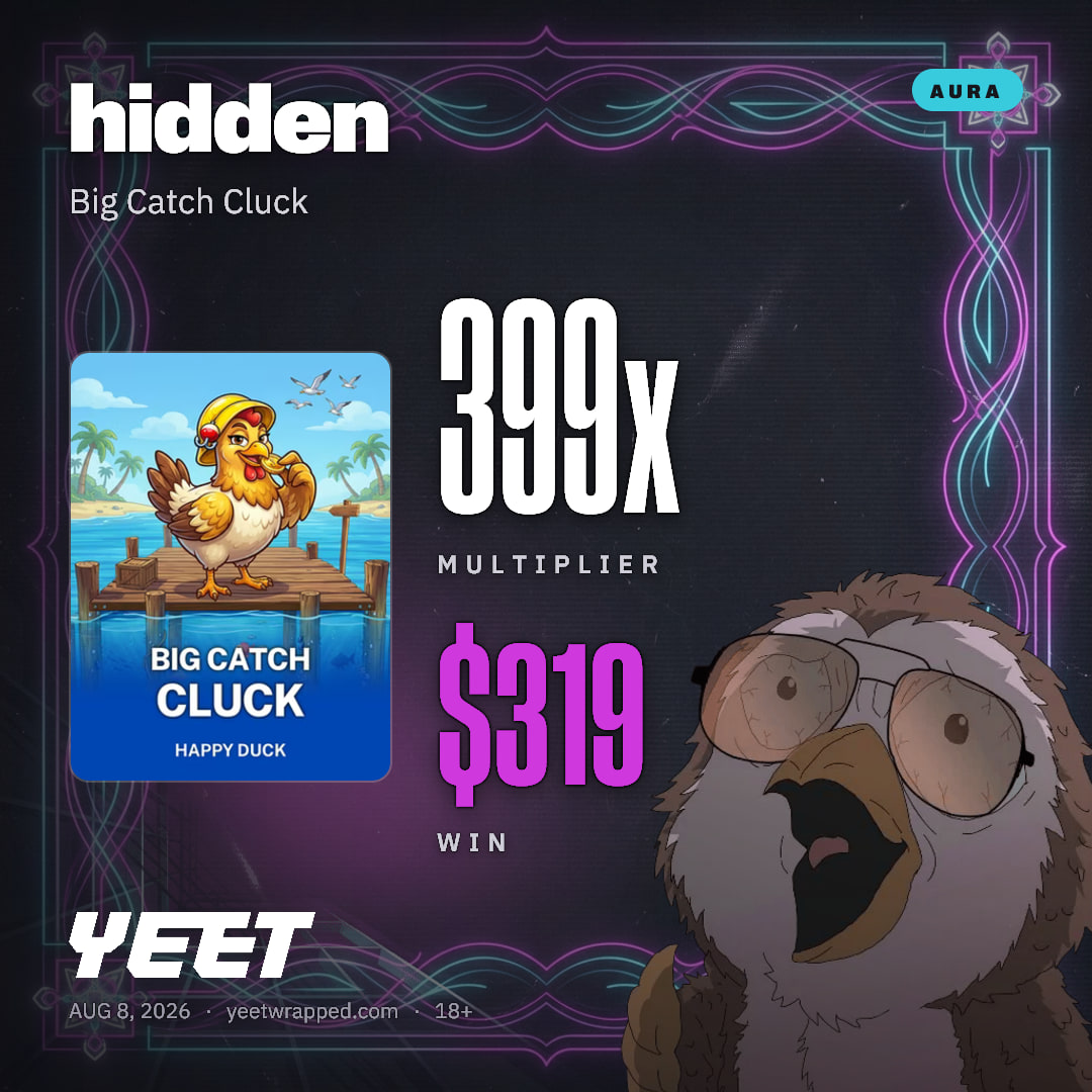 hidden hit 398.5x on Big Catch Cluck