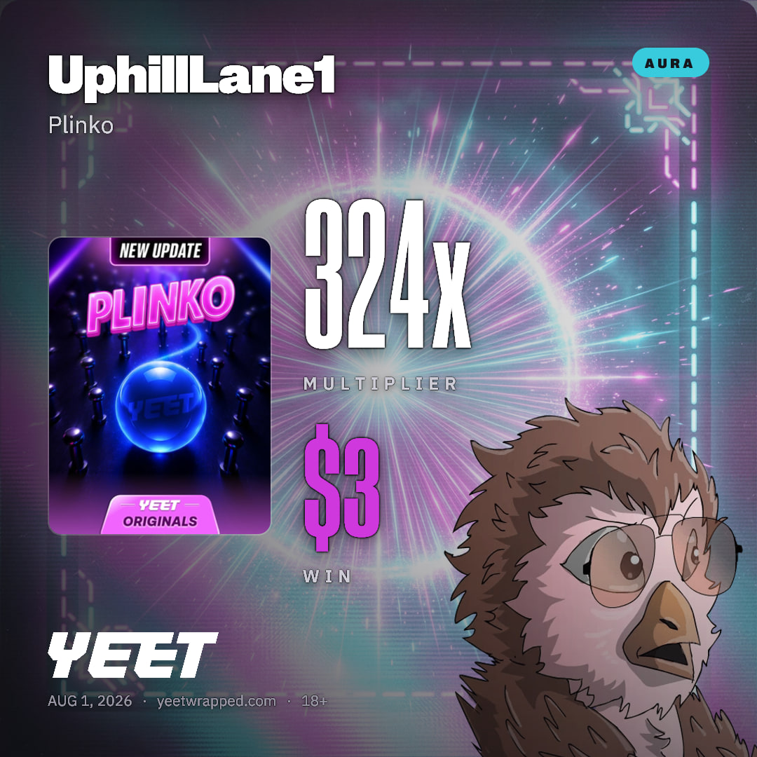 UphillLane1 hit 324x on Plinko