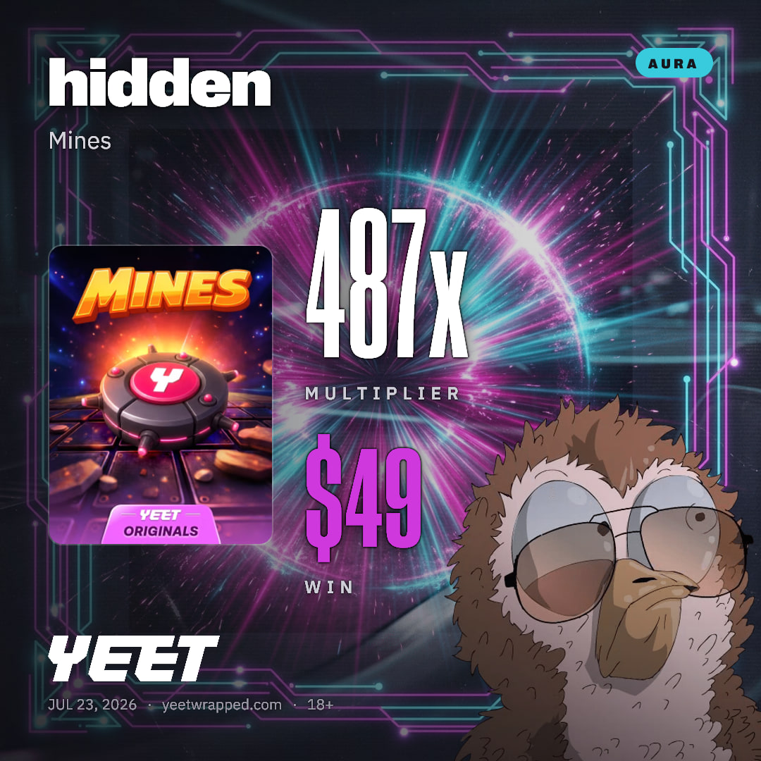 hidden hit 486.8x on Mines