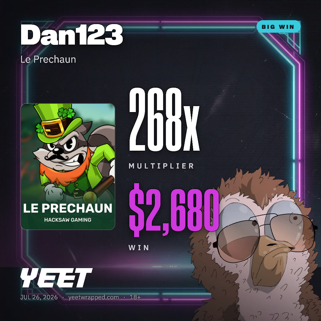 Dan123 hit 268x on Le Prechaun