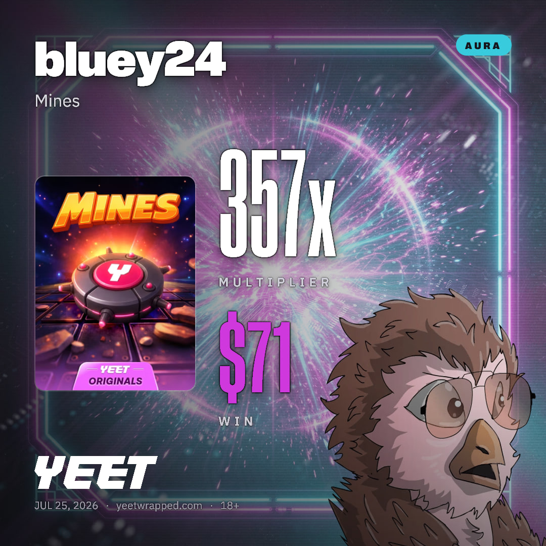 bluey24 hit 356.6x on Mines