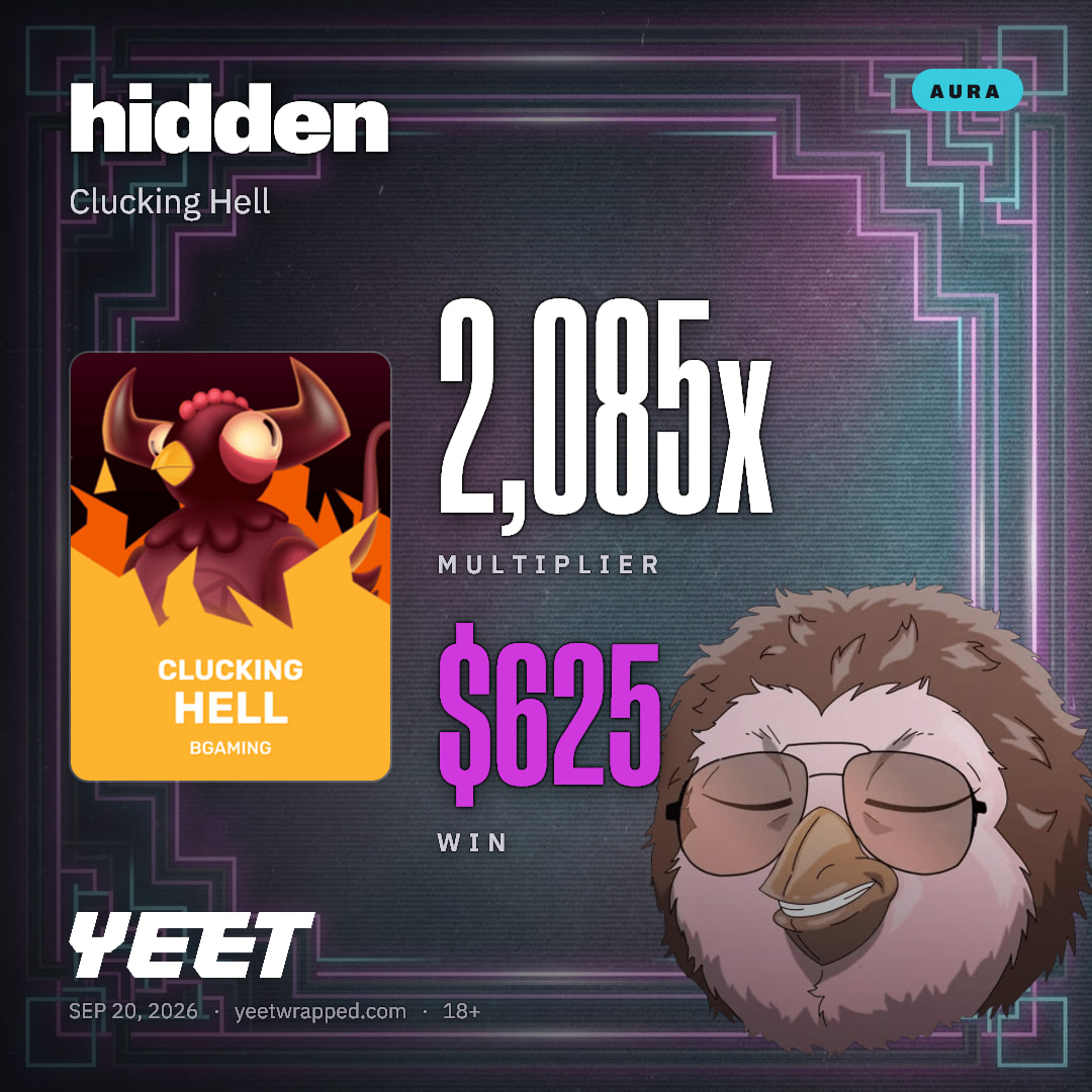 hidden hit 2,085x on Clucking Hell