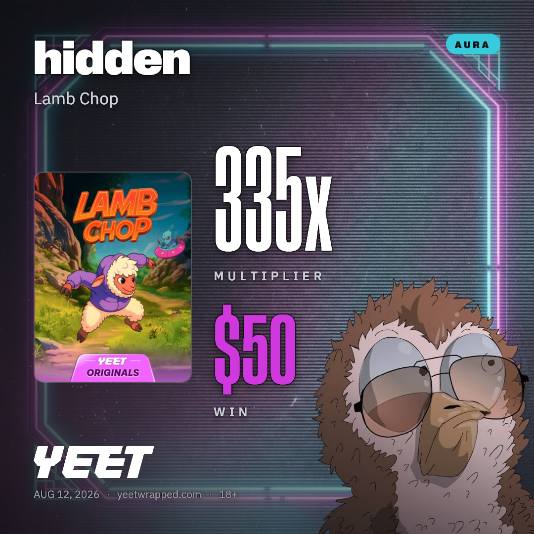 hidden hit 334.6x on Lamb Chop