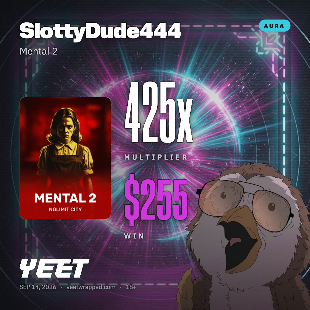 SlottyDude444 hit 425.3x on Mental 2