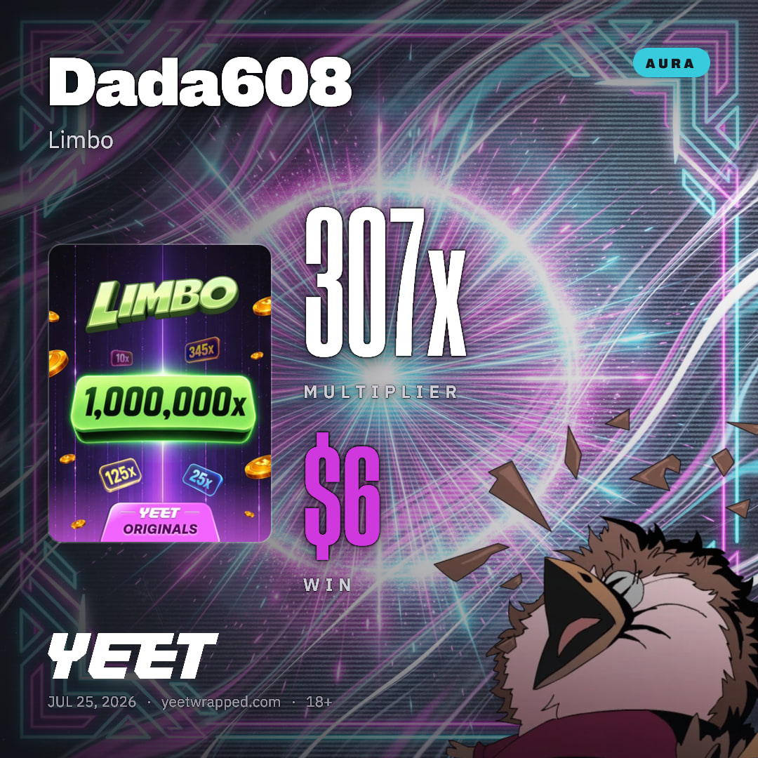 Dada608 hit 307x on Limbo