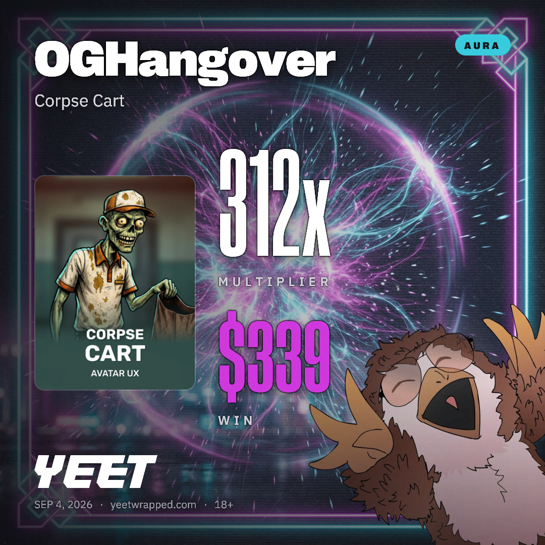 OGHangover hit 312.4x on Corpse Cart
