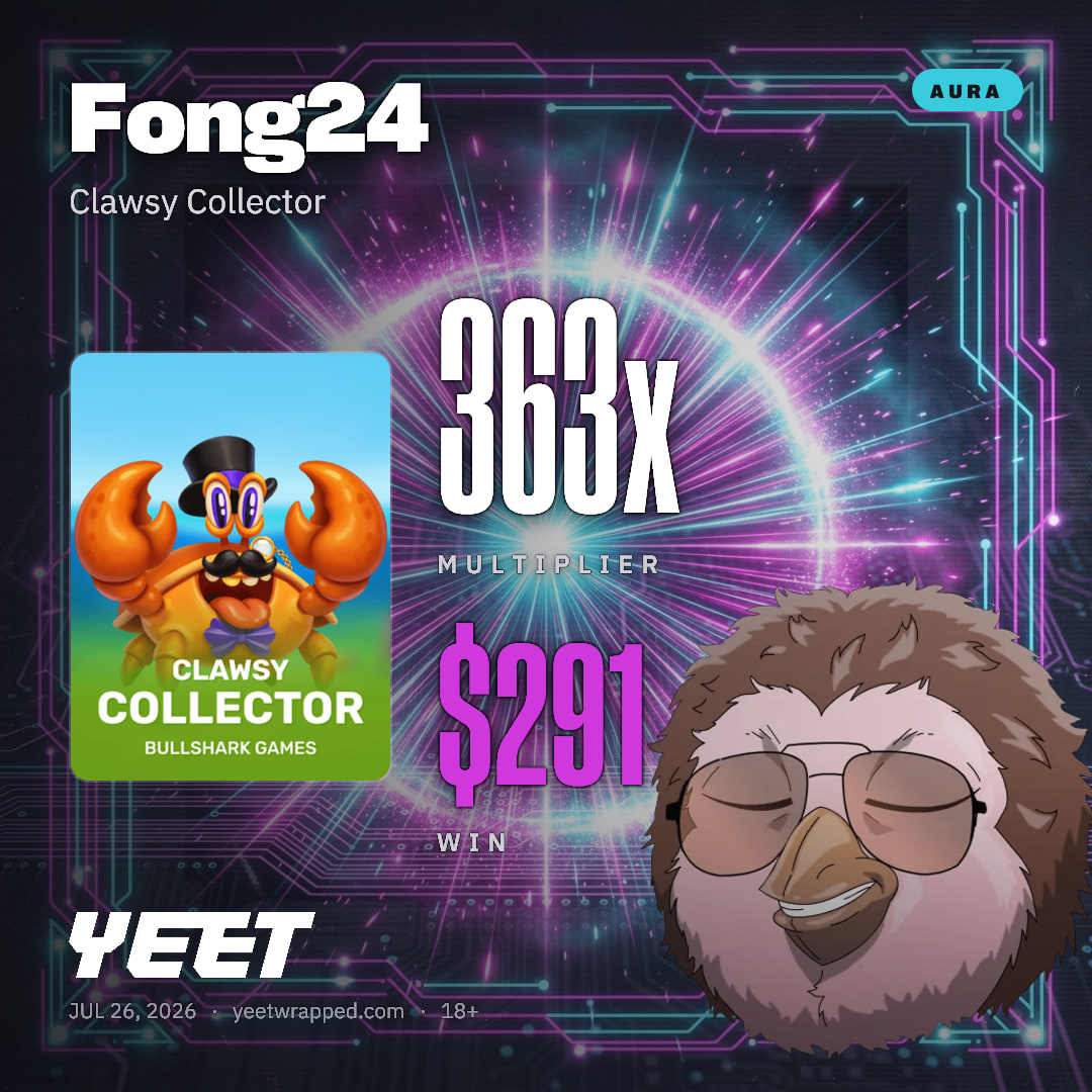 Fong24 hit 363.3x on Clawsy Collector