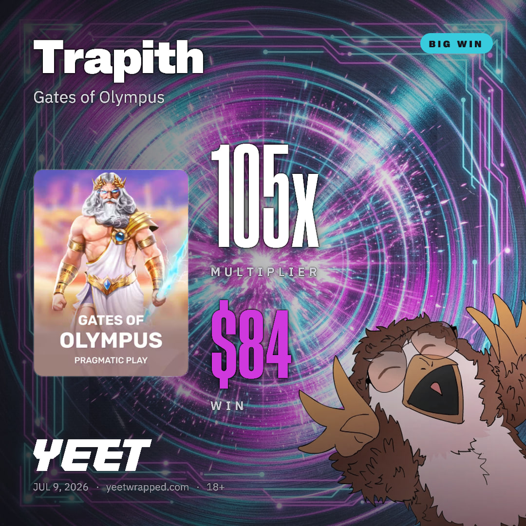 Trapith hit 105x on Gates of Olympus