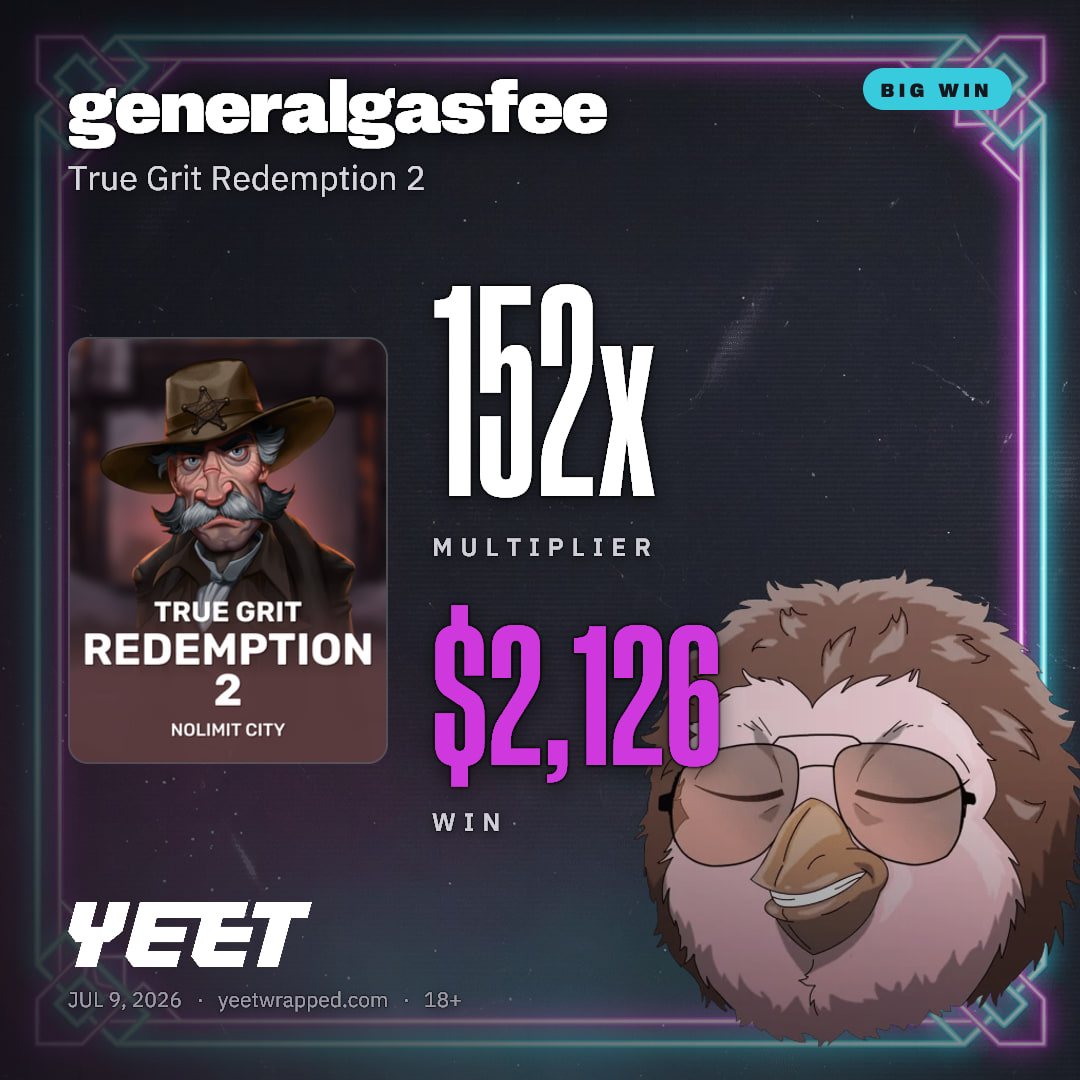 generalgasfee hit 151.8x on True Grit Redemption 2