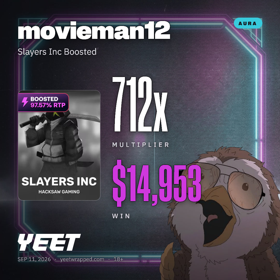 movieman12 hit 712.1x on Slayers Inc Boosted
