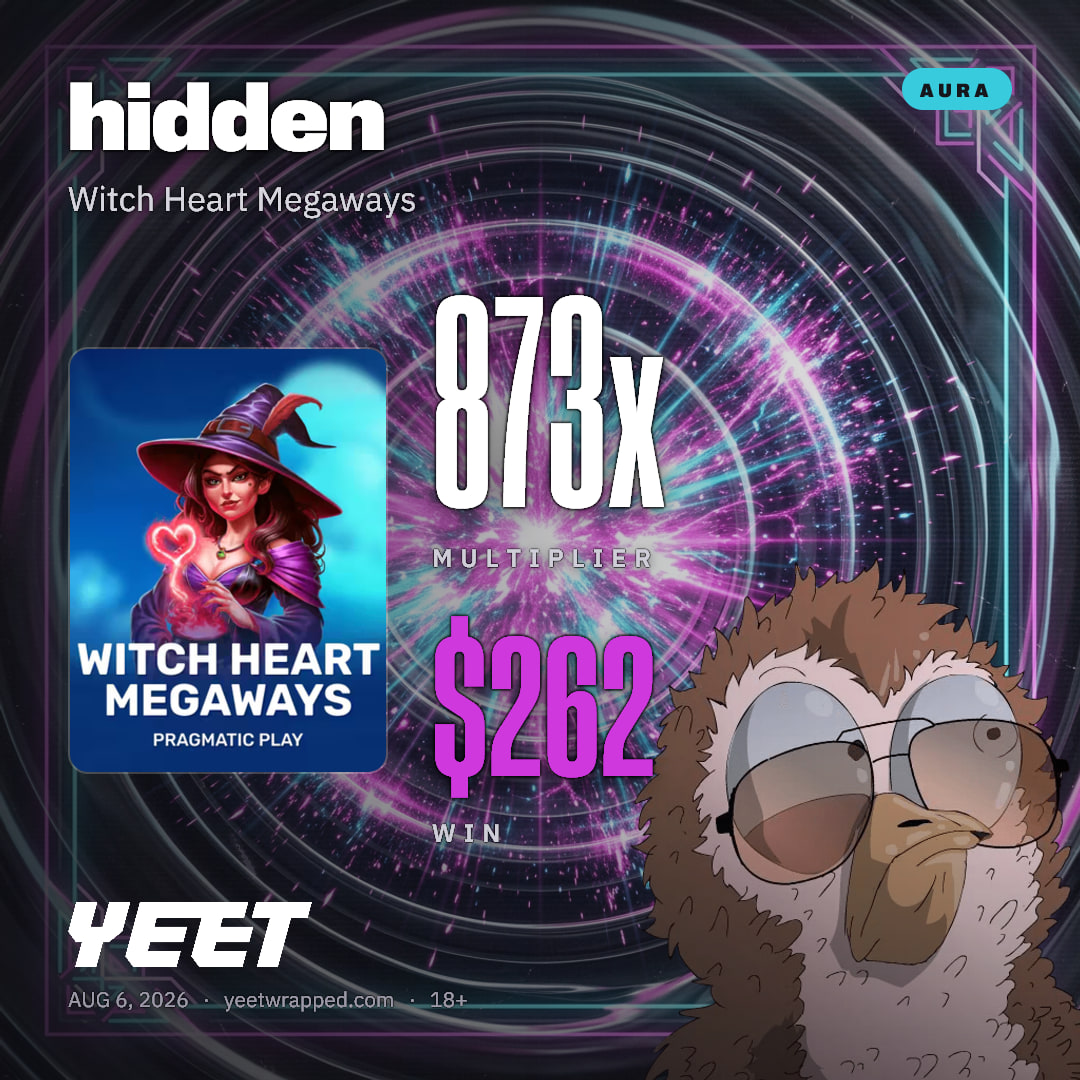 hidden hit 872.6x on Witch Heart Megaways