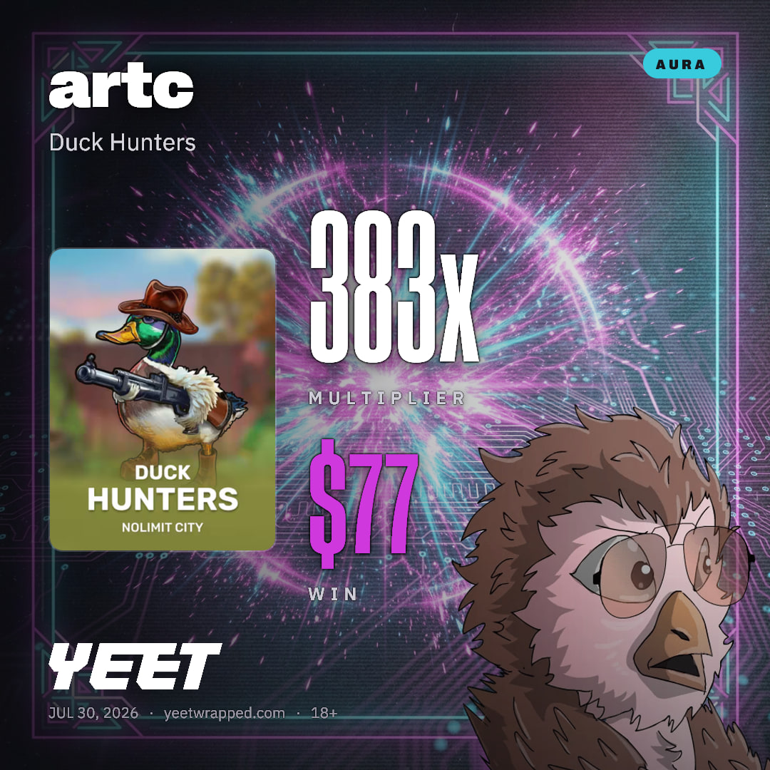 artc hit 382.6x on Duck Hunters
