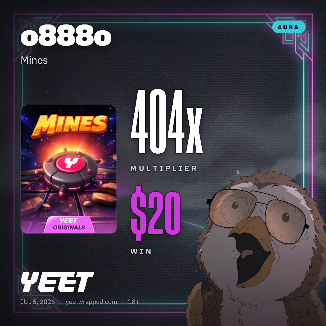 o888o hit 404.1x on Mines