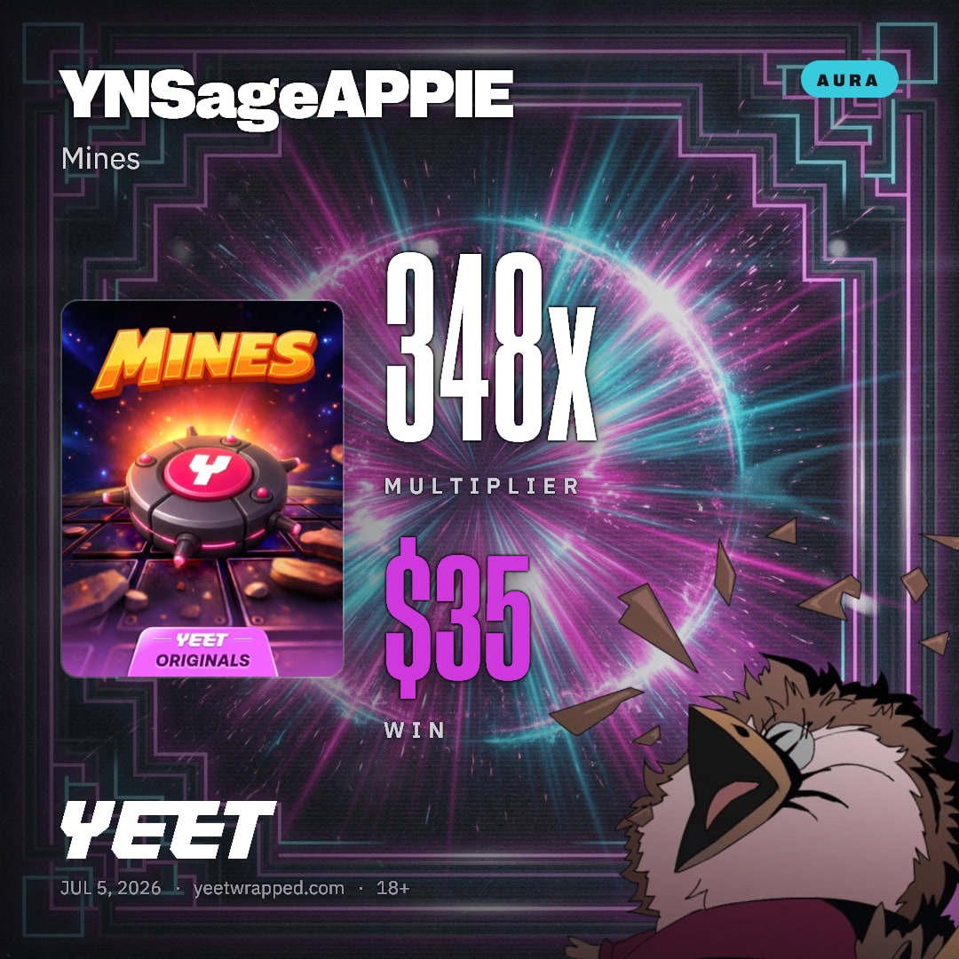 YNSageAPPIE hit 347.6x on Mines
