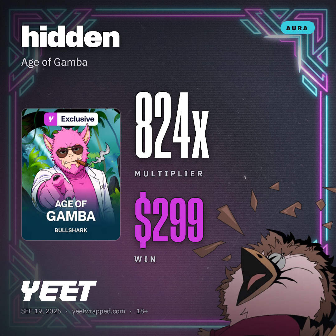 hidden hit 824.4x on Age of Gamba