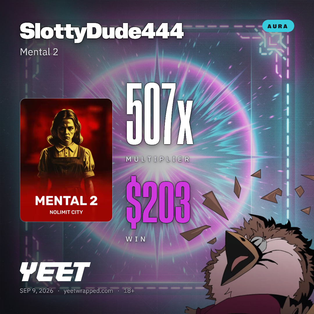 SlottyDude444 hit 506.6x on Mental 2