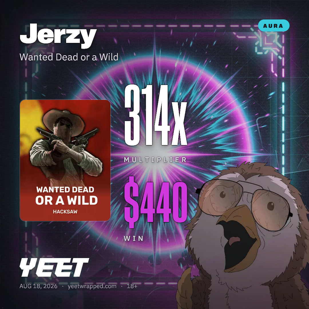 Jerzy hit 314.3x on Wanted Dead or a Wild