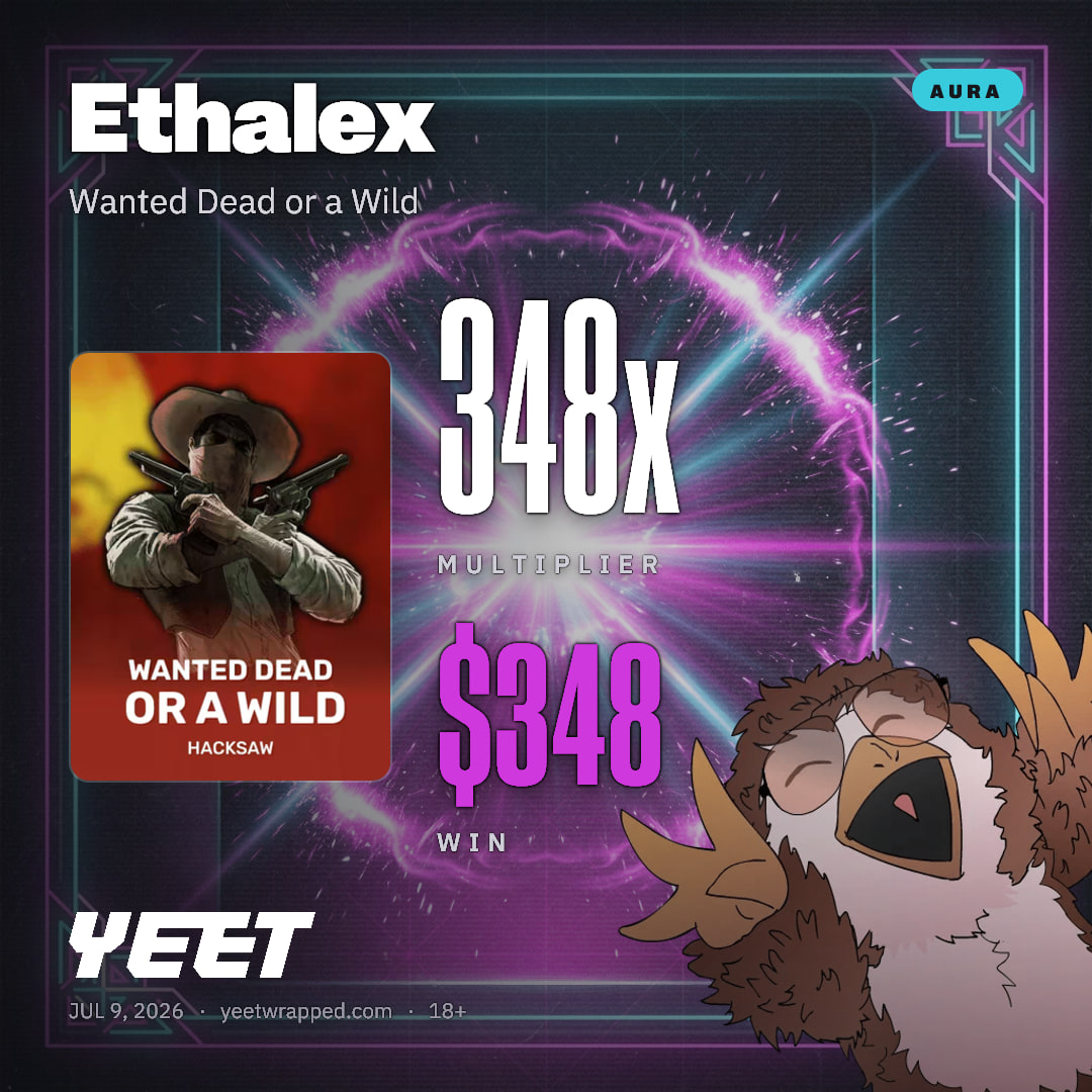 Ethalex hit 347.7x on Wanted Dead or a Wild