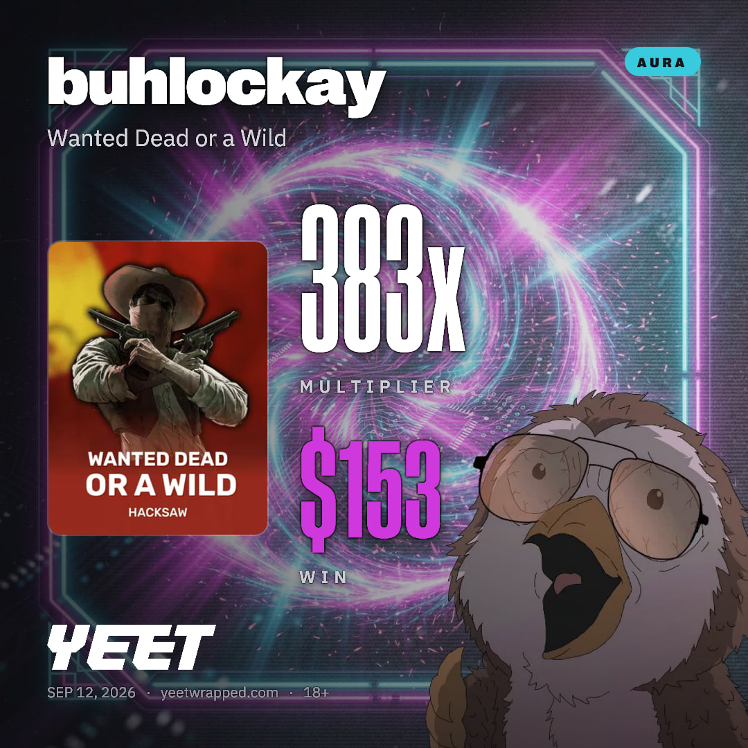 buhlockay hit 382.5x on Wanted Dead or a Wild