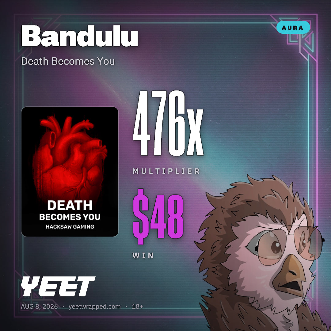 Bandulu hit 475.9x on Death Becomes You