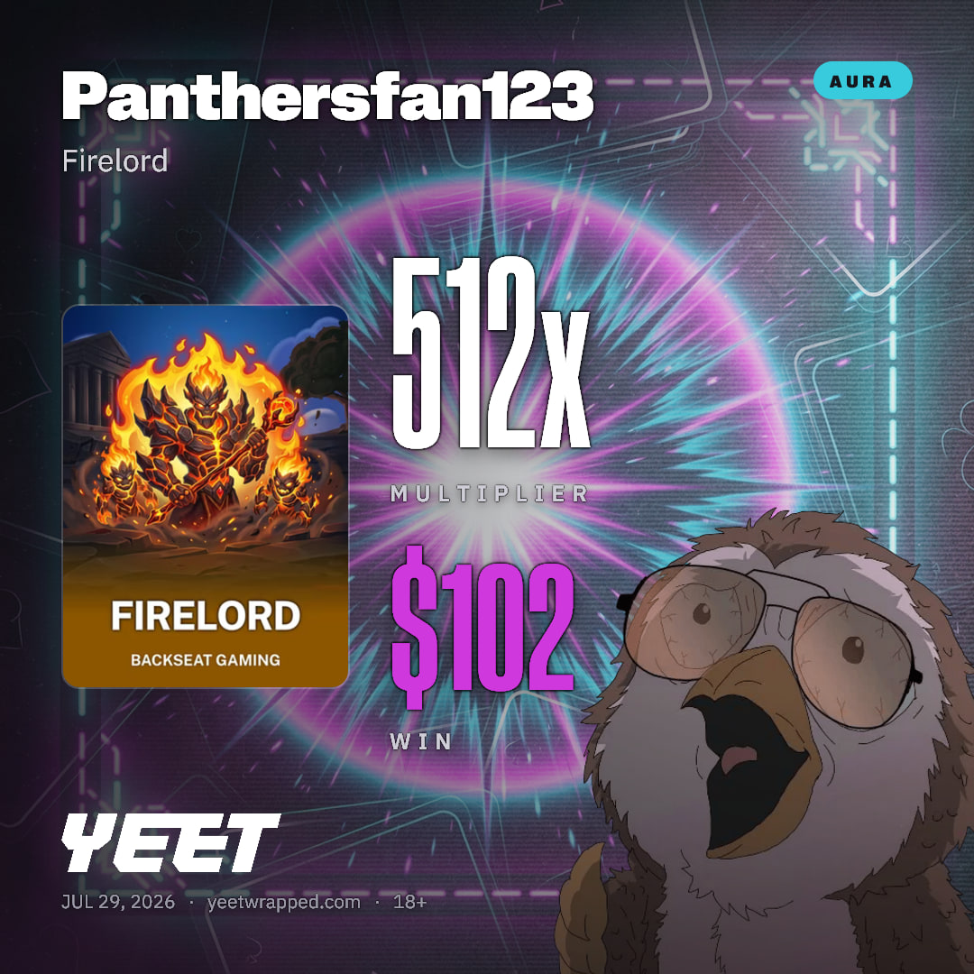 Panthersfan123 hit 512x on Firelord