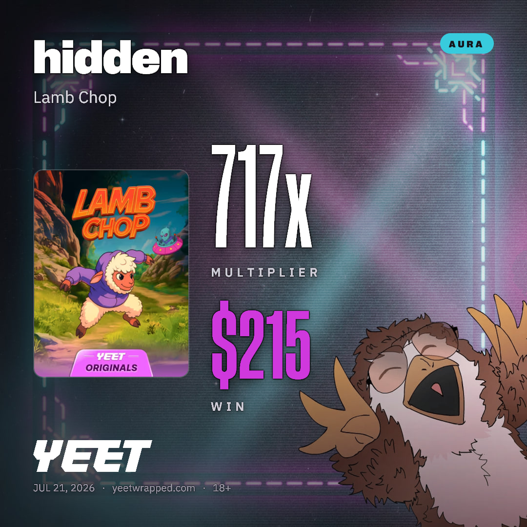 hidden hit 717.1x on Lamb Chop