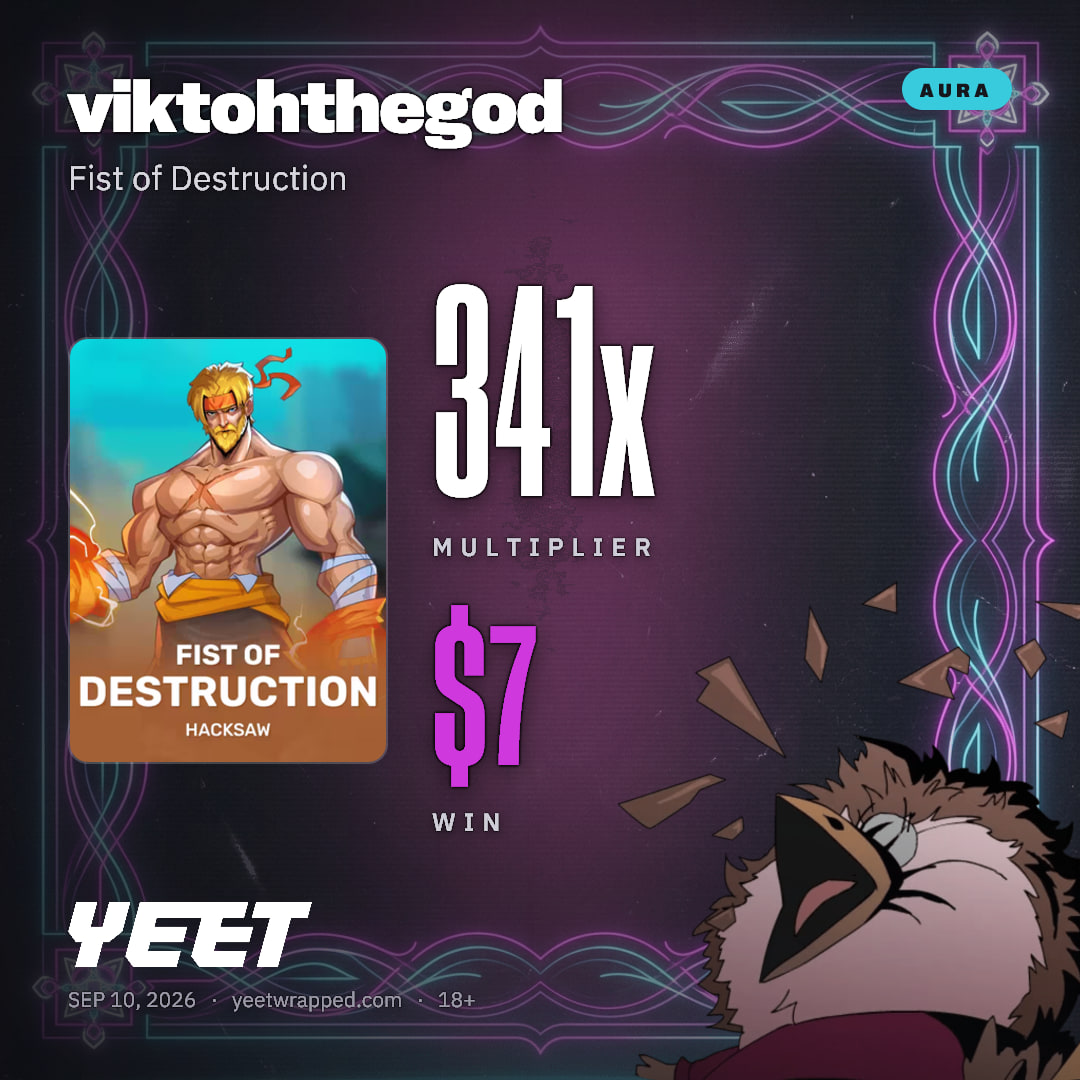 viktohthegod hit 340.6x on Fist of Destruction