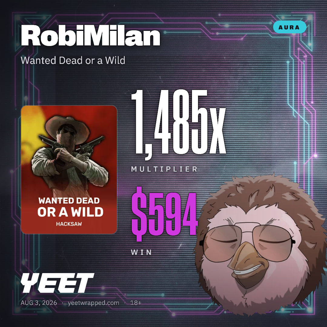 RobiMilan hit 1,485x on Wanted Dead or a Wild