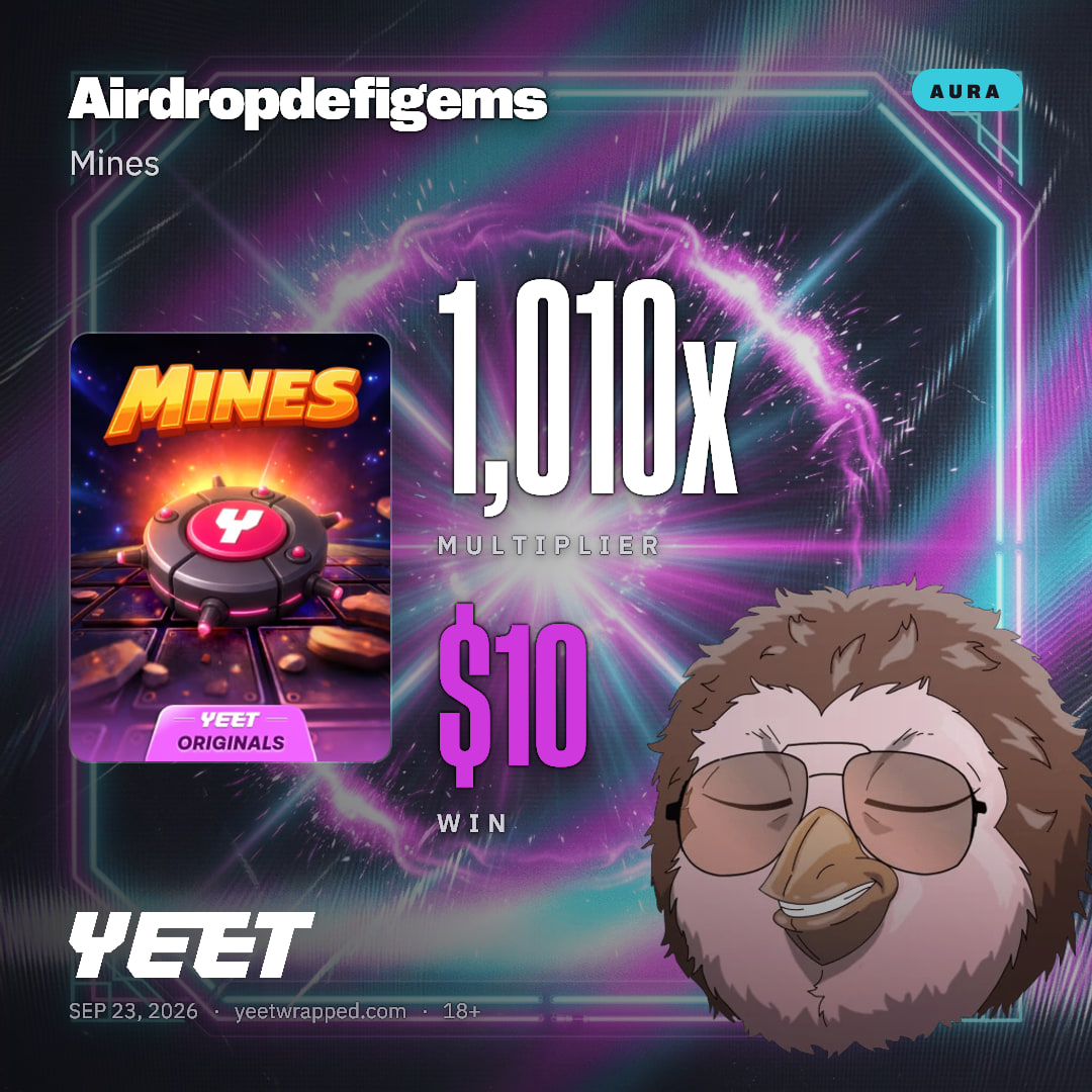 Airdropdefigems hit 1,010x on Mines